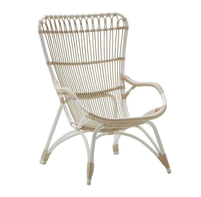 Monet Exterior Loungestol, Dove White