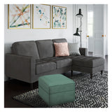 Strummer 3-pers sofa m. chaiselong, Koksgrå - Unoliving.com