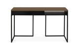 Temahome City Skrivebord 130x50 - Valnød/Sort - Unoliving.com