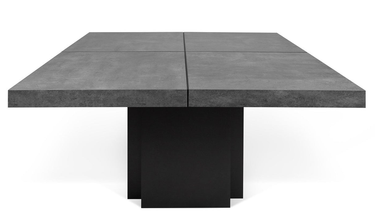 Temahome Dusk Spisebord - Grå 130x130 - Unoliving.com