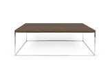 Temahome Gleam 120 Sofabord - Valnød/Krom - Unoliving.com