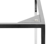 Temahome Gleam Sidebord - Hvid marmor, krom stel - Unoliving.com