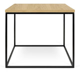 Temahome Gleam Sidebord - Lys træ m/sort stel 50 cm - Unoliving.com