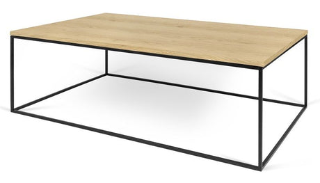 Temahome Gleam Sofabord - Lys træ m/sort stel 120 cm - Unoliving.com