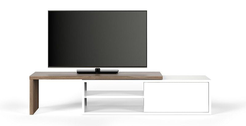 Temahome Move TV-bord - Hvid/brun - Unoliving.com