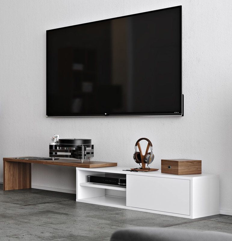 Temahome Move TV-bord - Hvid/brun - Unoliving.com