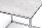 Temahome Prairie Sidebord - Carrara marmor, krom - Unoliving.com