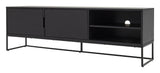 LIPP TV-bord 176x40 - Ask/Sort - Unoliving.com