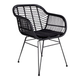 Trieste Havestol, Sort polyrattan - Unoliving.com