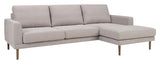 Elmeberg 2-pers. sofa m. chaiselong, højrevendt - Unoliving.com