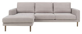 Elmeberg 2-pers. sofa m. chaiselong, Venstrevendt - Unoliving.com