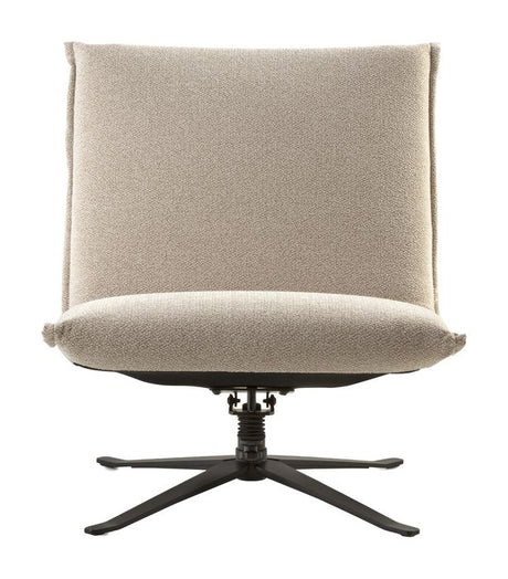 Flint Loungestol m. vippefunktion, Beige tekstil - Unoliving.com