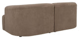 Mindy 2-pers. Sofa, Brun tekstil - Unoliving.com