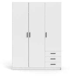 Sprint Garderobeskab 200x147 - Hvid - Unoliving.com