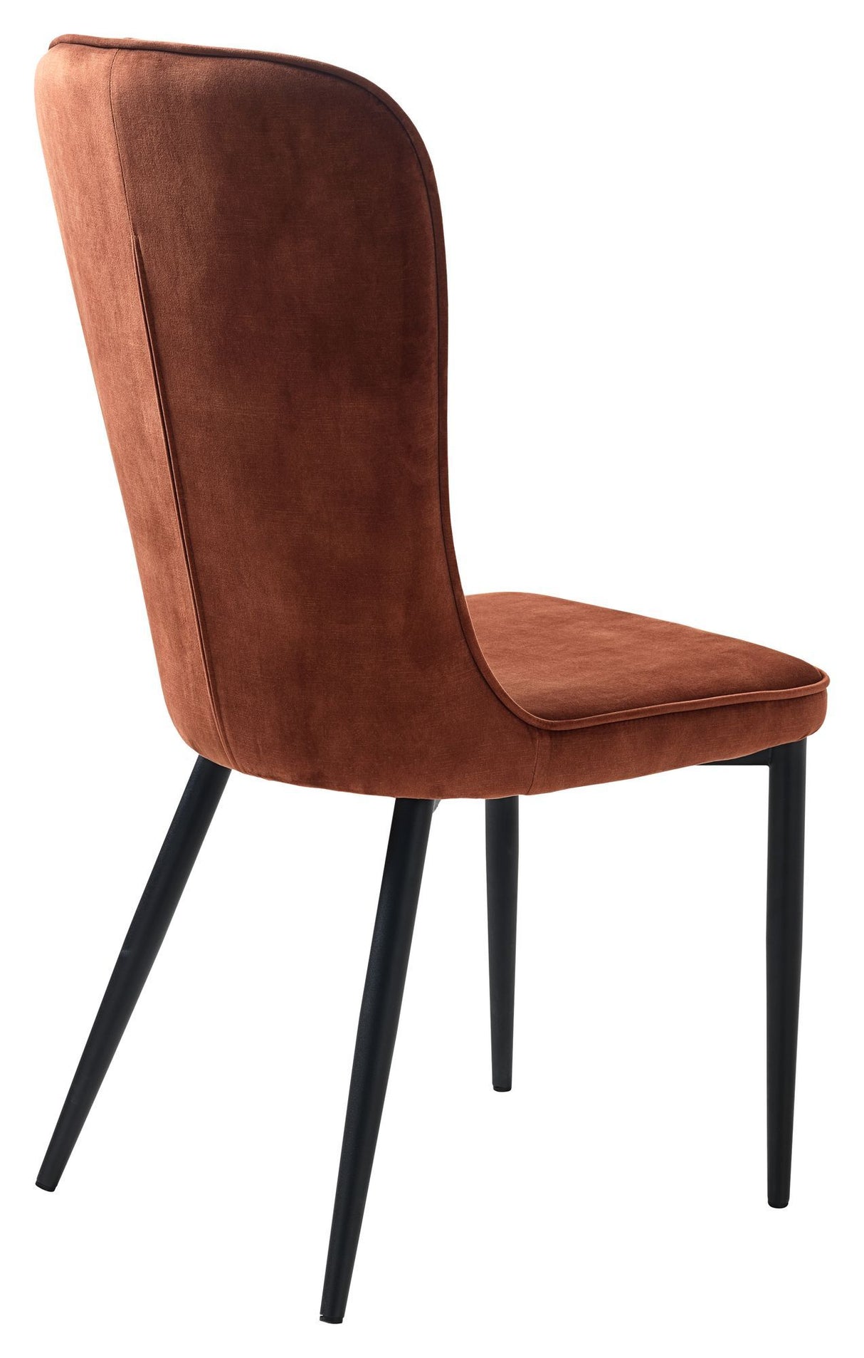 Hudson Spisebordsstol, Rust Velour - Unoliving.com