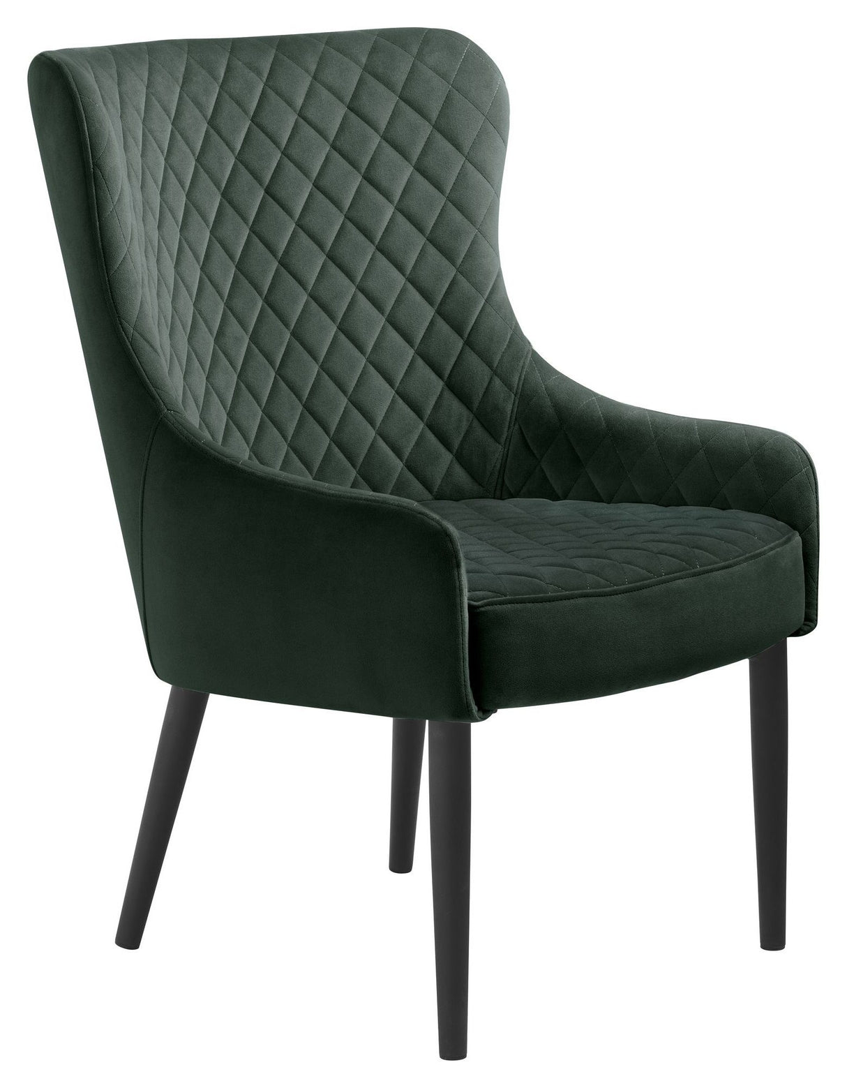 Ottowa Loungestol, Grøn Velour - Unoliving.com