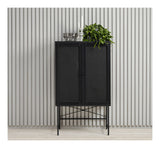 Pensacola kabinet, Sort polyrattan - Unoliving.com