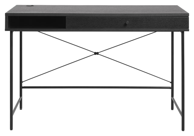 Pensacola Skrivebord 60x120, Sort - Unoliving.com