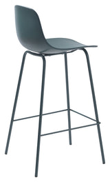 Whitby barstol SH: 67.50cm, Petrol Plast - Unoliving.com