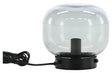 Bollonelie Bordlampe, Sort smokey glas - Unoliving.com