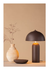 Corello Bordlampe, Spraystone, Brown - Unoliving.com