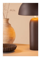 Corello Bordlampe, Spraystone, Brown - Unoliving.com