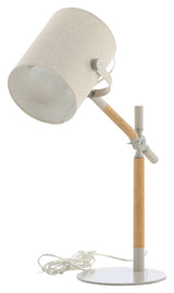 Dennis Bordlampe, Beige/Beige Linen