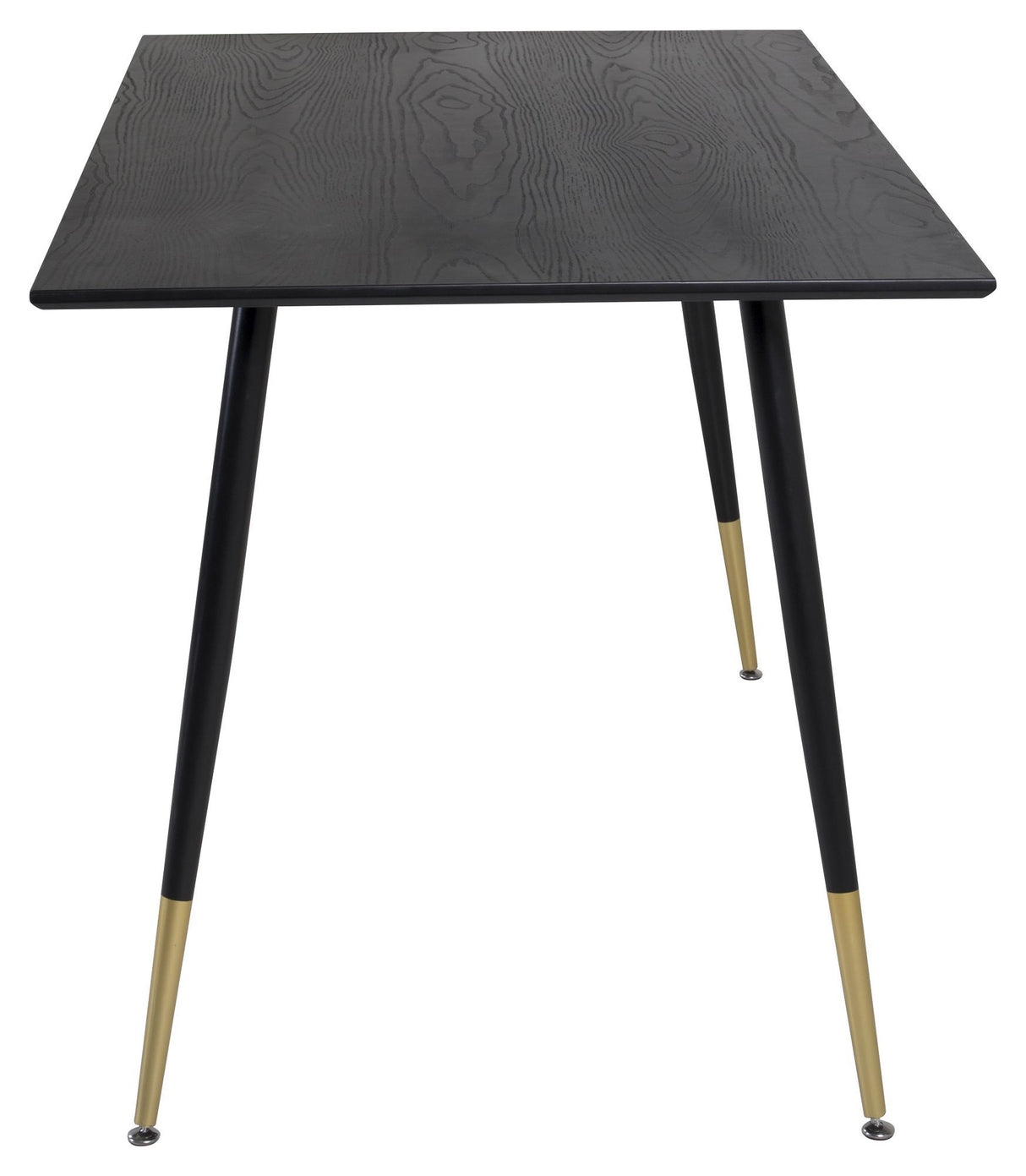 Dipp Spisebord, Sort finér m. messing, 120x85 - Unoliving.com