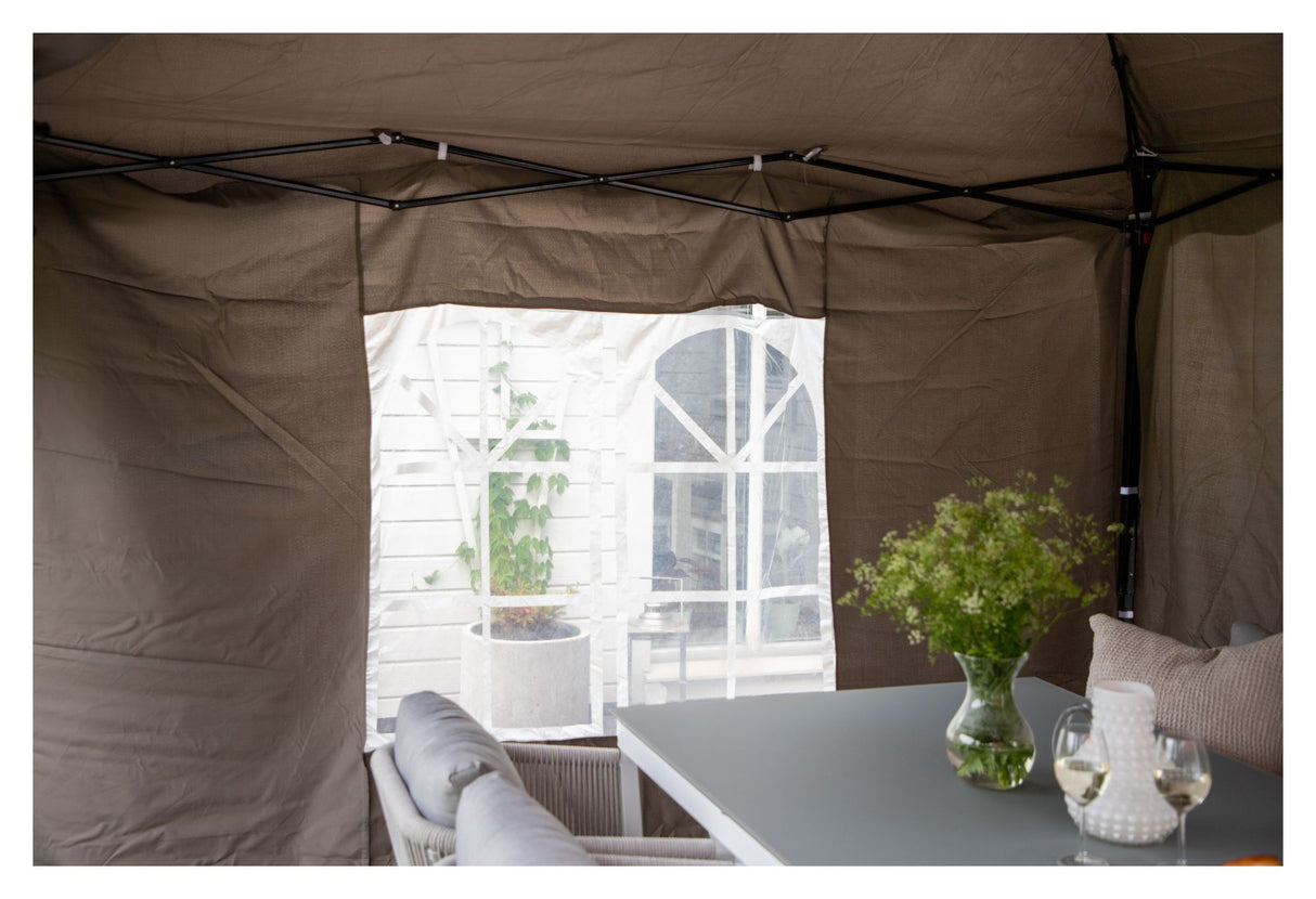 Easy up Gazebo, Brun - Unoliving.com