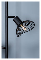 Elsa Gulvlampe H138,5xL29xW20, Sort - Unoliving.com