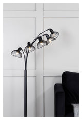 Elsa Gulvlampe H152,3xL81xW36, Sort - Unoliving.com