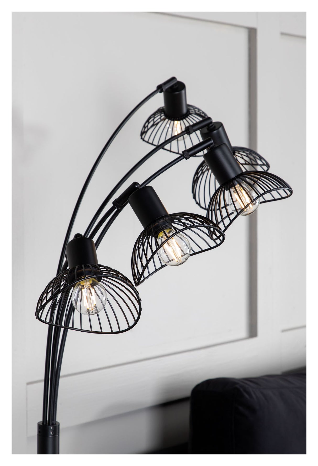 Elsa Gulvlampe H152,3xL81xW36, Sort - Unoliving.com