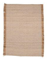 Emilio Tæppe, Jute, Offwhite, 230x160 - Unoliving.com