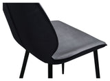 Emma Spisebordsstol, Sort Velour/Jern - Unoliving.com