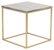 Estelle Sidebord - Grå Marmor Top, 50x50 - Unoliving.com