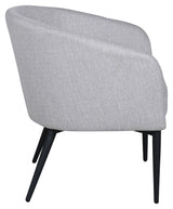 Fluffy Loungestol, Grå Stof - Unoliving.com