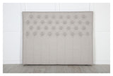 Furuvik sengegavl, Beige stof, B:160 - Unoliving.com