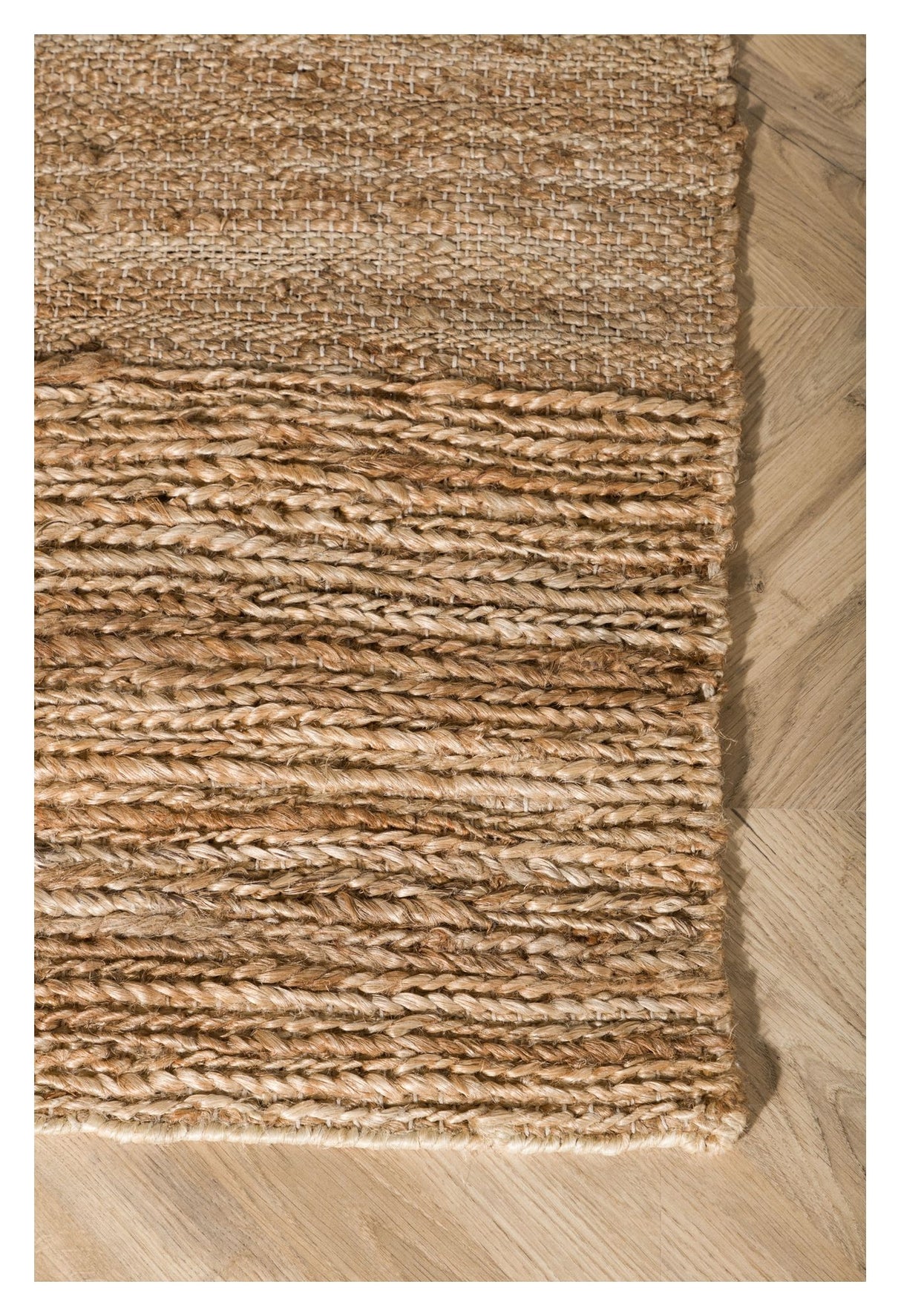 Hannes Jute Tæppe 230x160 - Natur - Unoliving.com