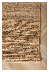 Hannes Jute Tæppe 230x160 - Natur - Unoliving.com