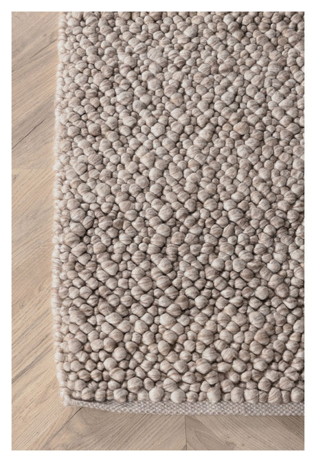 Jajru uldmix tæppe, 250x350, Beige - Unoliving.com