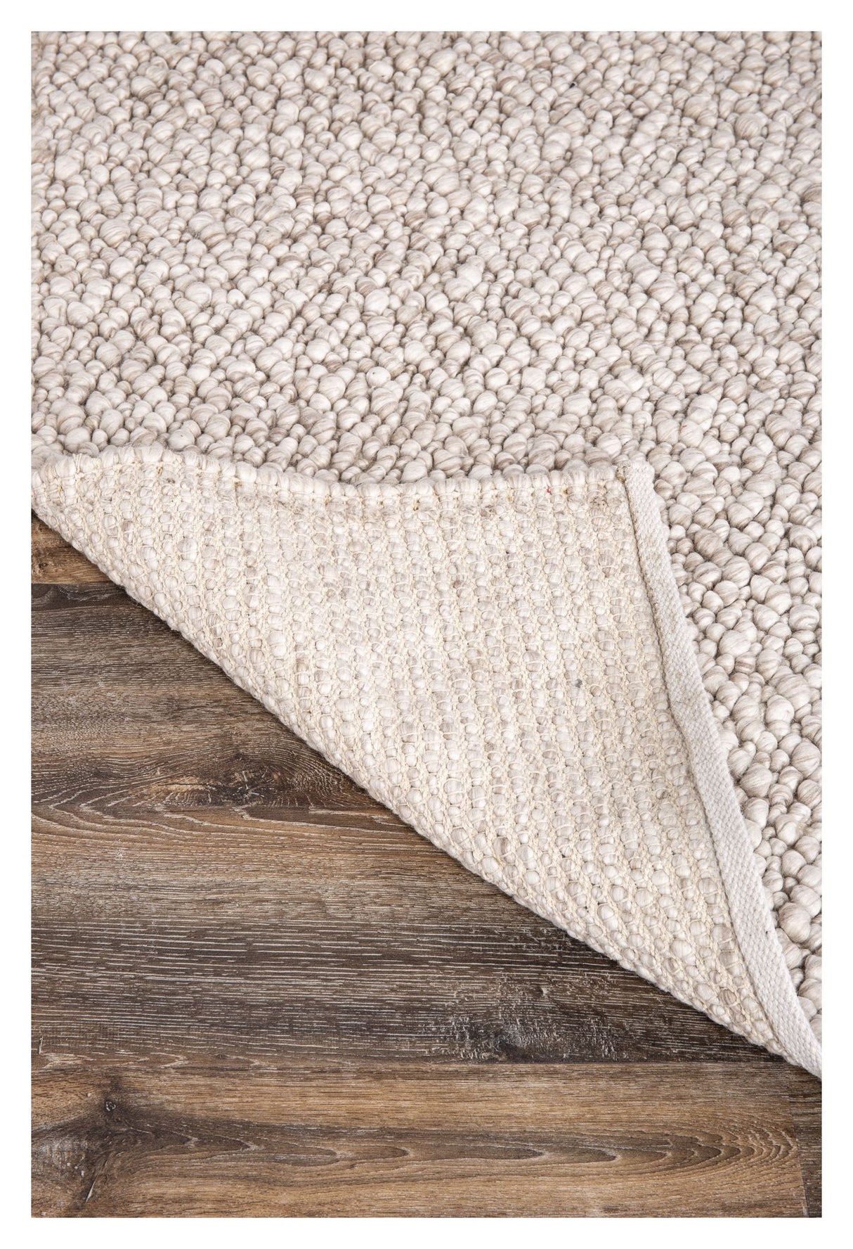 Jajru uldmix tæppe, 250x350, Beige - Unoliving.com