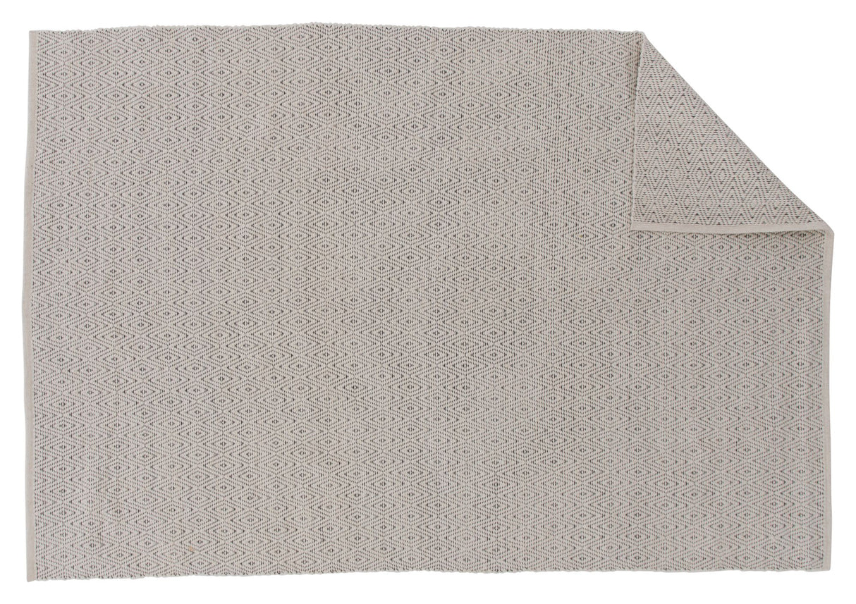 Julana uldmix tæppe, 200x300, Beige - Unoliving.com