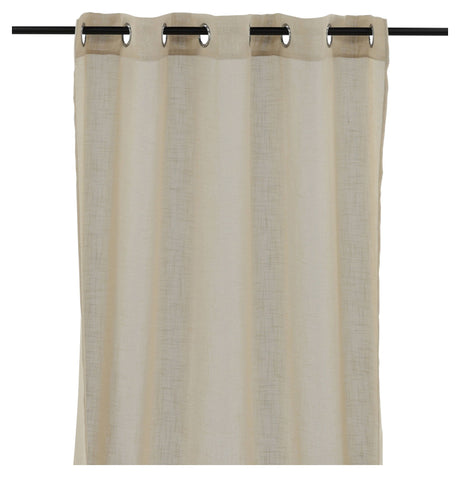 Kaya Gardin Polyester 140x290 - Beige - Unoliving.com