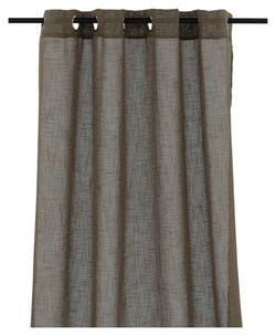 Kaya Gardin Polyester 140x290 - Brun - Unoliving.com