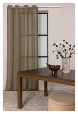 Kaya Gardin Polyester 140x290 - Brun - Unoliving.com