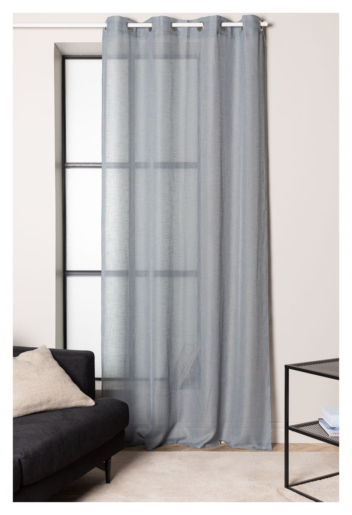 Kaya Gardin Polyester 140x290 - Grå - Unoliving.com