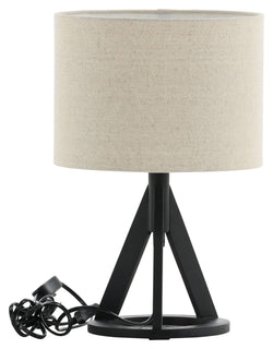 Kona Bordlampe, Sort/Linen - Unoliving.com