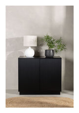 Lenox Skænk, MDF, Sort - Unoliving.com