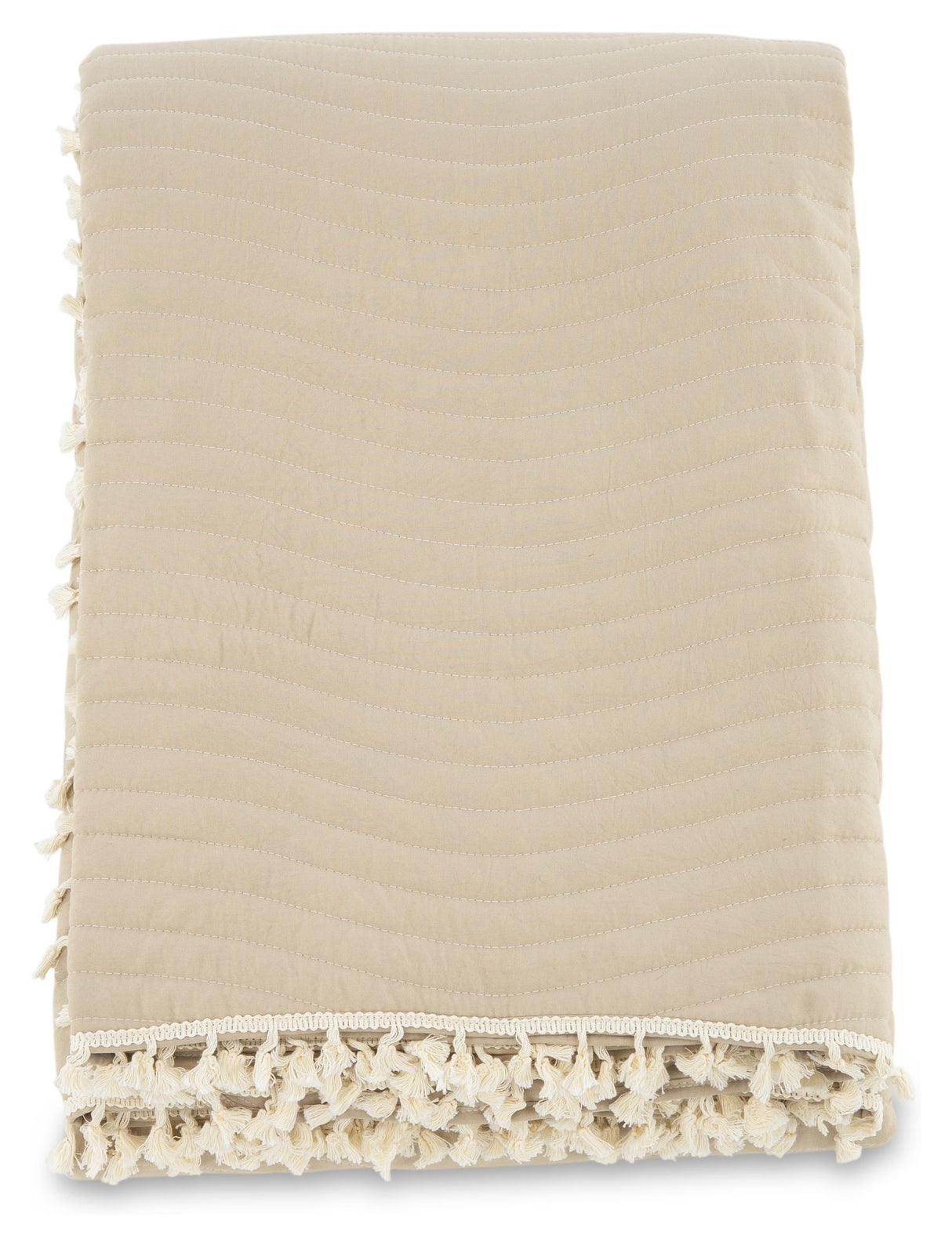 Lias Sengetæppe 260x260 - Beige