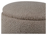 Limpen Puf, Beige Teddy - Unoliving.com